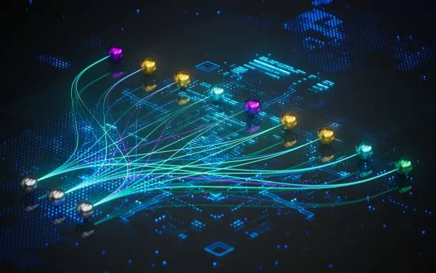 Абстрактное изображение машинного обучения